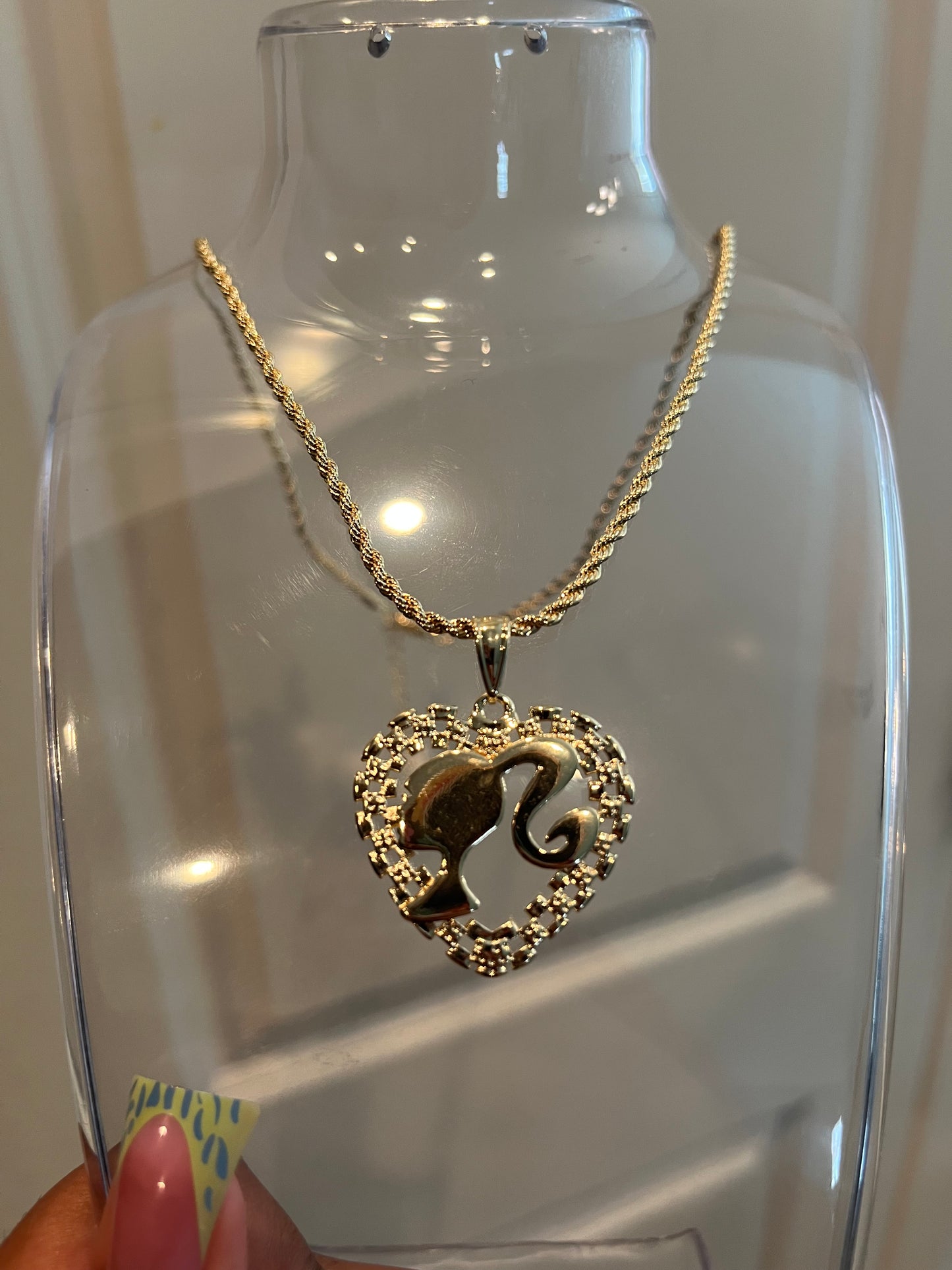 heart barbie necklace ♡